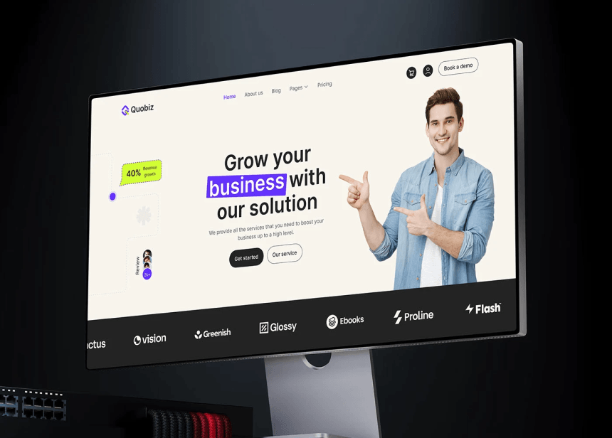 User-friendly UI for business growth and service promotion