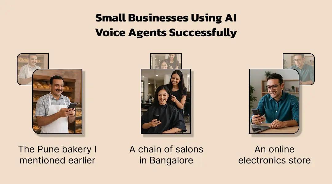 Real-World Examples: Small Businesses Using AI Voice Agents Successfully