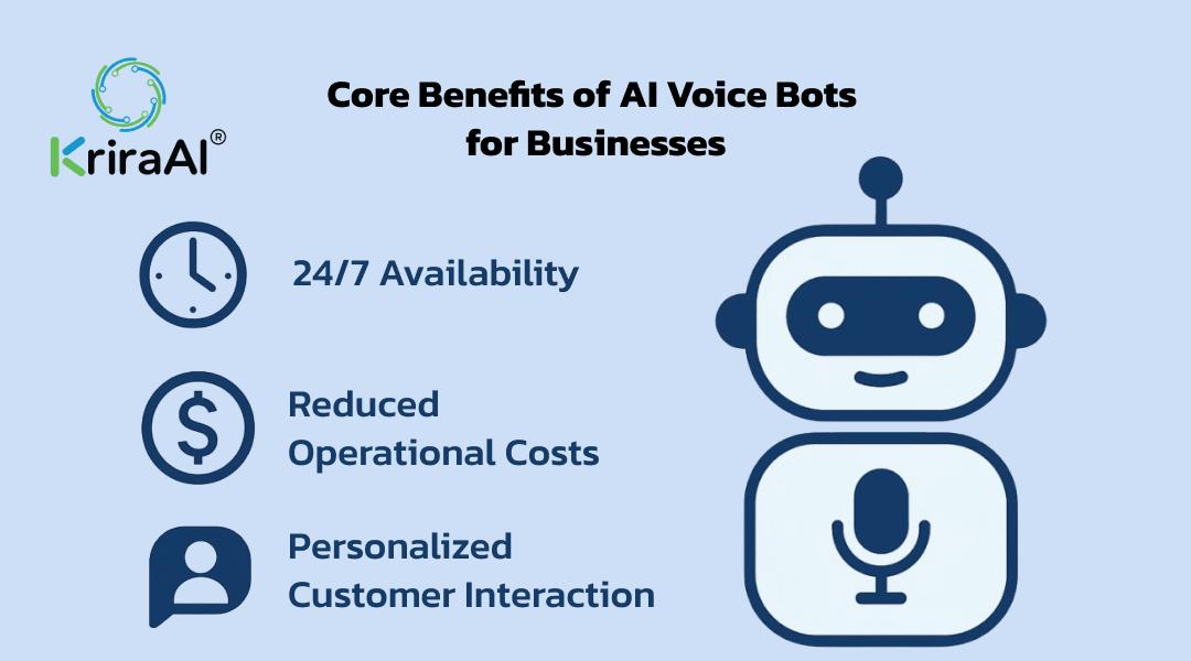 Core Benefits of AI Voice Bots for Businesses